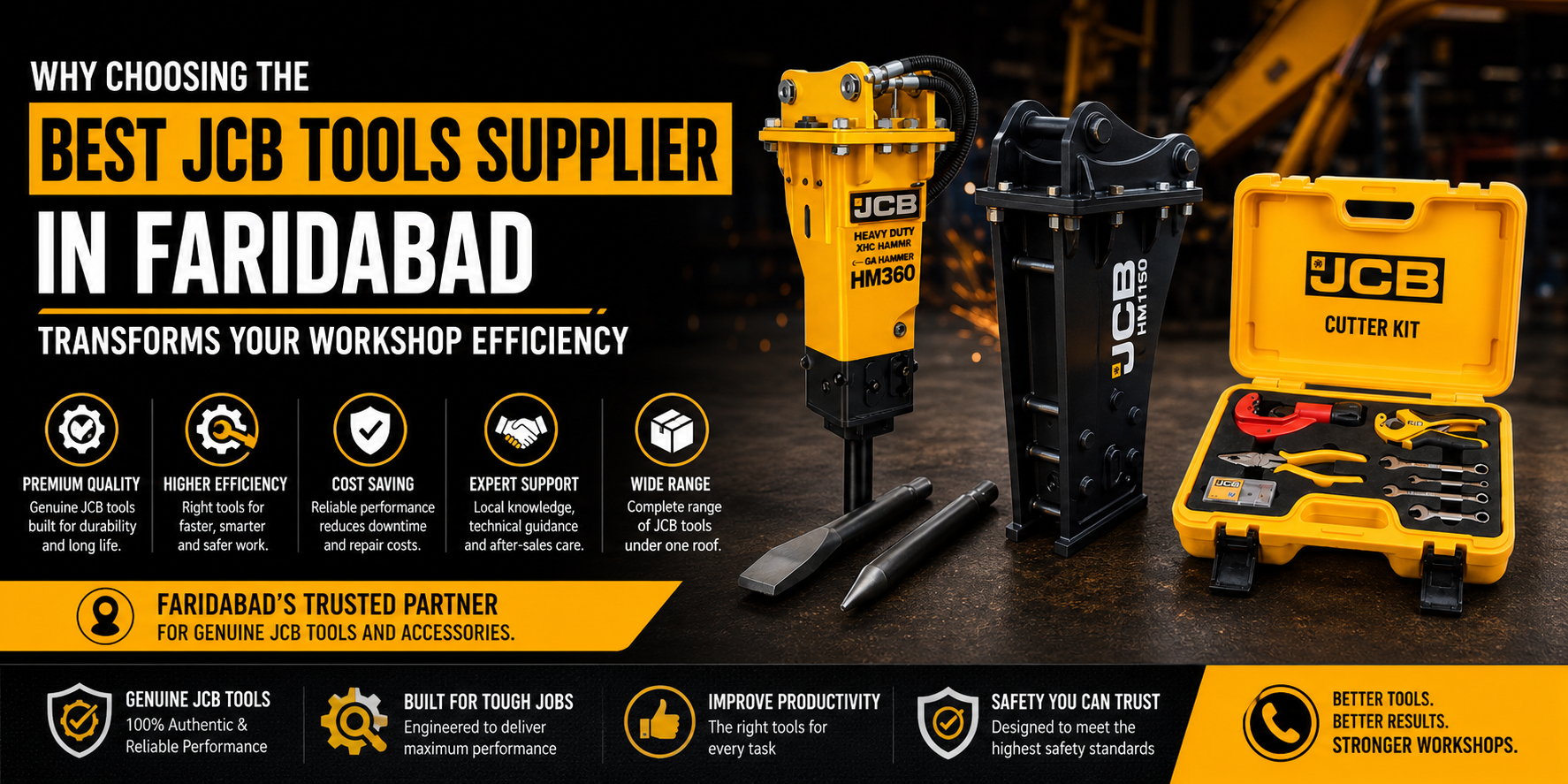 Best JCB Tools Supplier in Faridabad